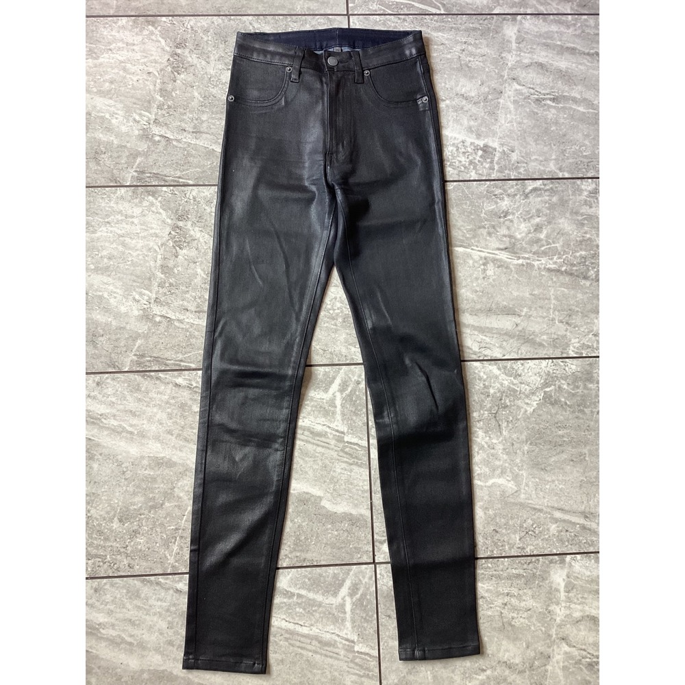 CARMAR Black Faux Leather Pants Skinny Fit Women's Size 25